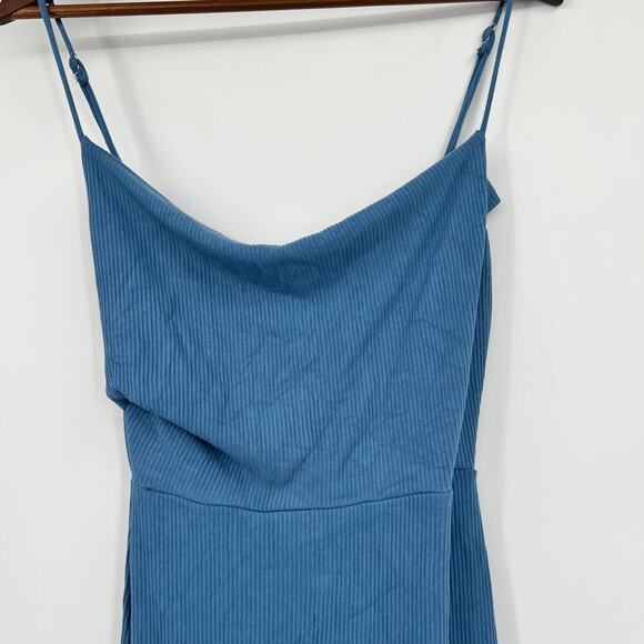 Hello Molly ROOFTOP MARTINIS FOR TWO MIDI DRESS MIDNIGHT BLUE party size small - Picture 7 of 9